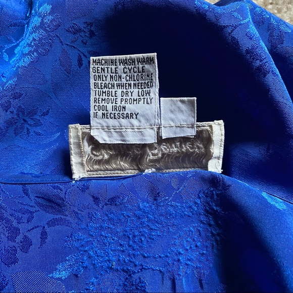 Top, Blue Floral Vintage - Picture 8 of 10